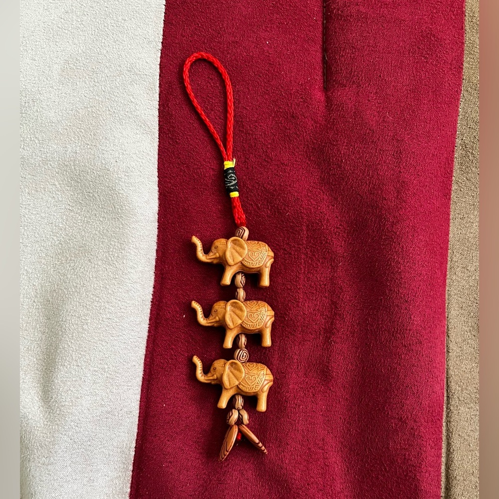 Charming Tan Good luck Elephant